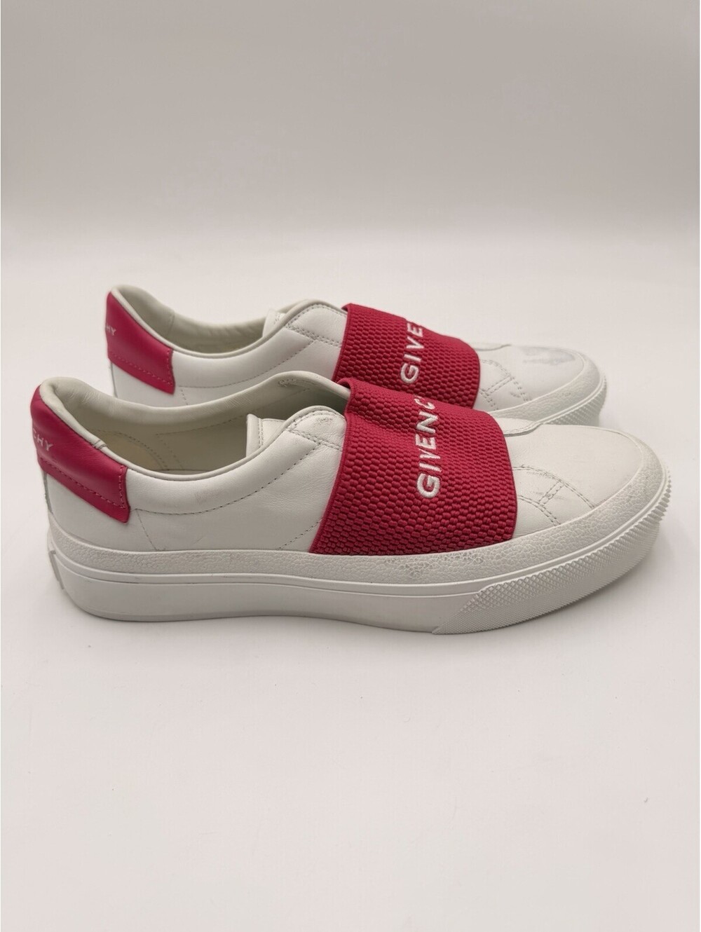Givenchy 'City Sport' slip-on sneakers in white leather  Size 37